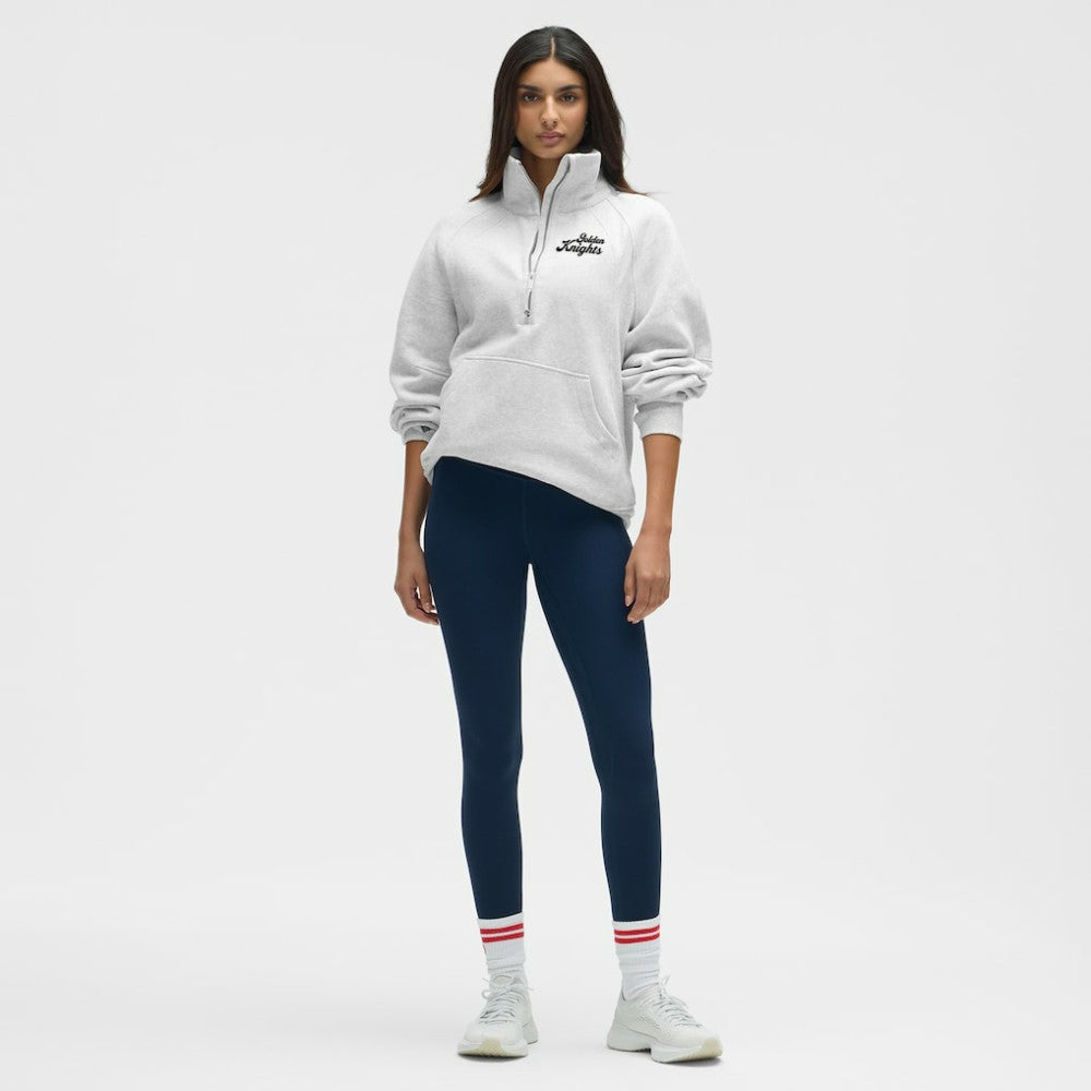 Vegas Golden Knights lululemon Women's Scuba Oversized Half Zip Top Heather Gray