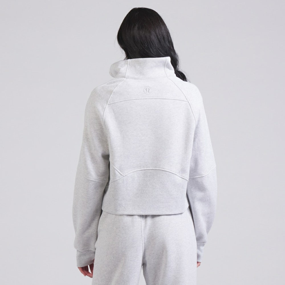 Edmonton Oilers - lululemon Women's Scuba Oversized Half Zip Top Heather Gray