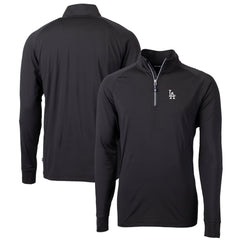 Los Angeles Dodgers Cutter & Buck Big & Tall Adapt Eco Knit Stretch Recycled Quarter-Zip Pullover Top On Sale