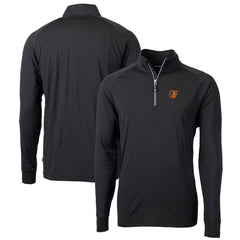 Baltimore Orioles Cutter & Buck Big & Tall Adapt Eco Knit Stretch Recycled Quarter-Zip Pullover Top Clearance