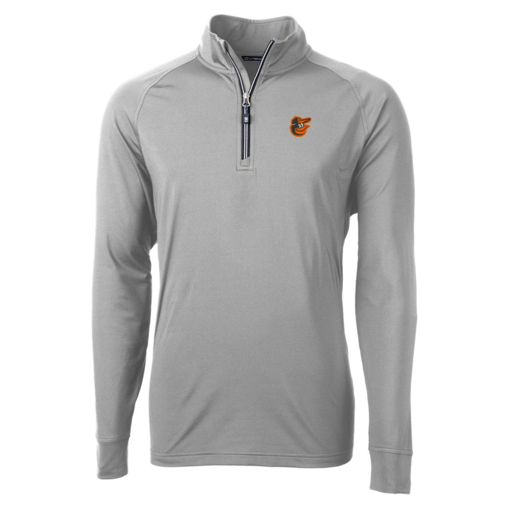 Baltimore Orioles Cutter & Buck Big & Tall Adapt Eco Knit Stretch Recycled Quarter-Zip Pullover Top Online