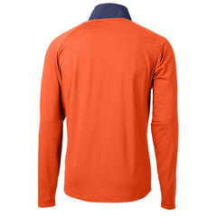 Detroit Tigers Cutter & Buck Adapt Eco Knit Hybrid Recycled Quarter-Zip Jacket Sale