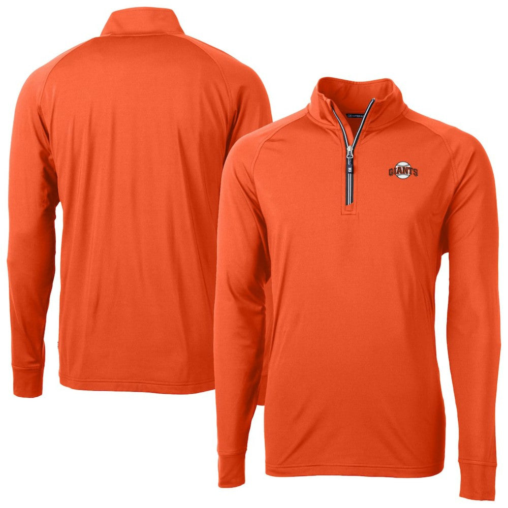 San Francisco Giants Cutter & Buck  Adapt Eco Knit Stretch Recycled Quarter-Zip Pullover Top discount