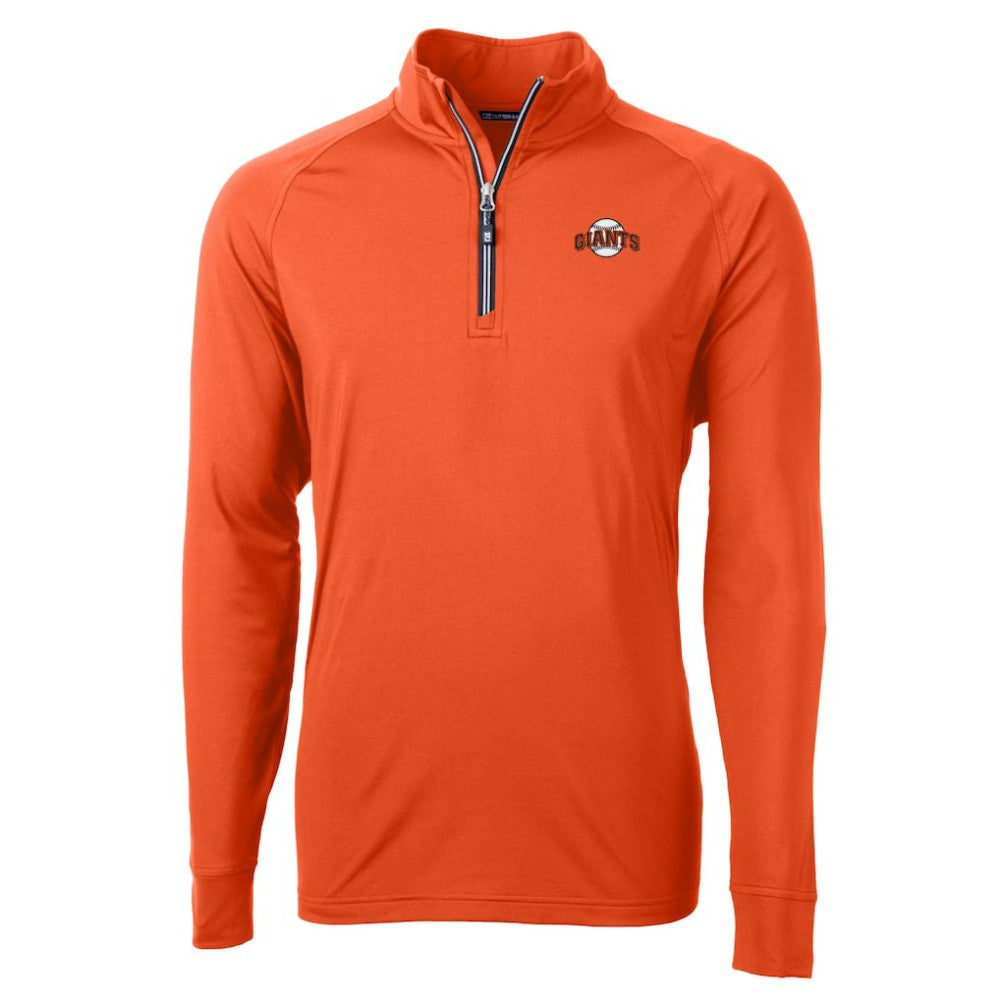 San Francisco Giants Cutter & Buck  Adapt Eco Knit Stretch Recycled Quarter-Zip Pullover Top discount