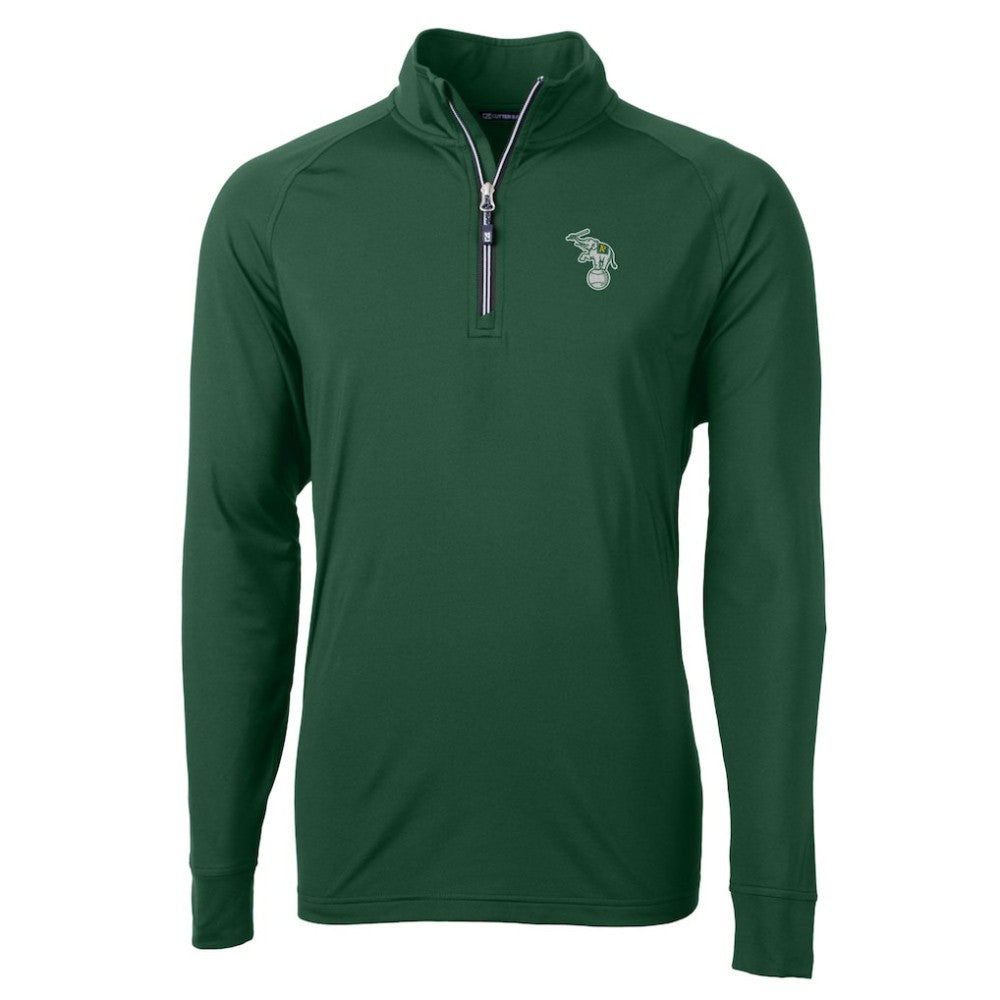 Athletics Cutter & Buck Stomper Adapt Eco Knit Stretch Recycled Quarter-Zip Pullover Top Lifestyle