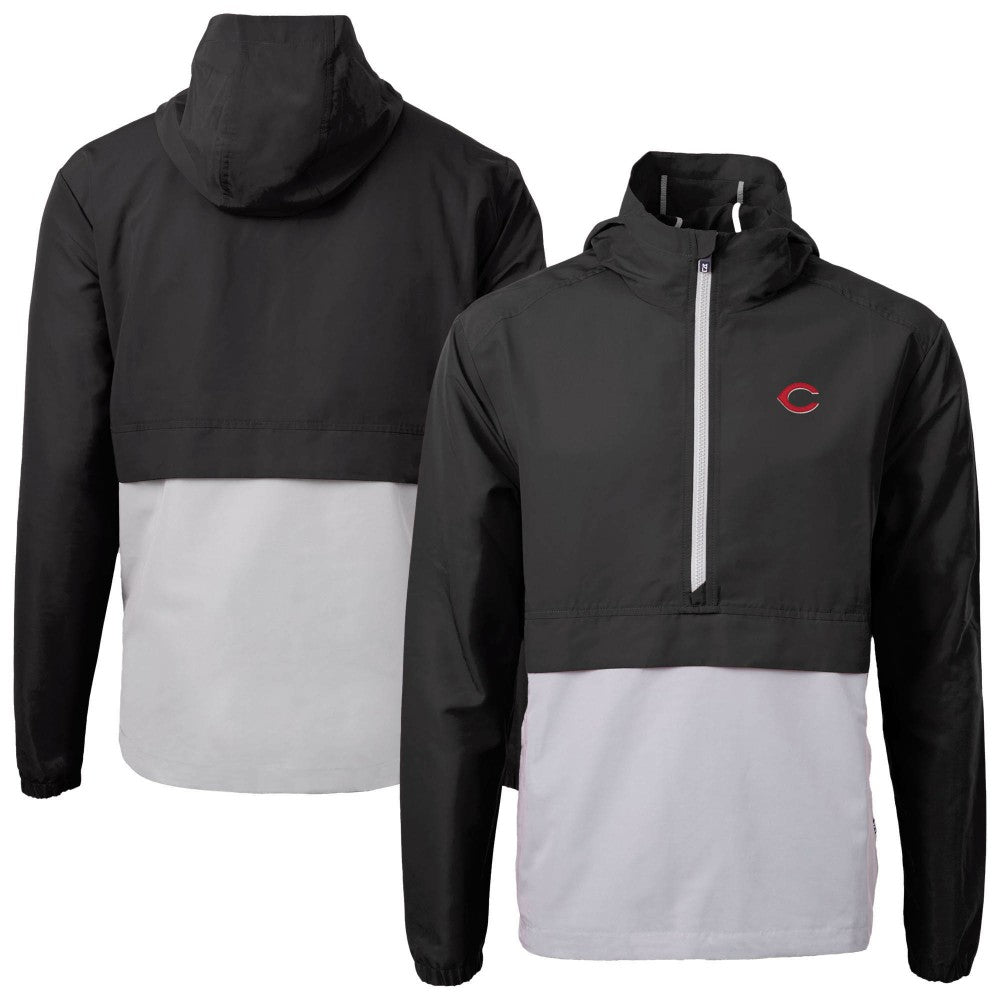 Cincinnati Reds Cutter & Buck Charter Eco Recycled Half-Zip Anorak Jacket discount
