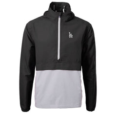 Los Angeles Dodgers Cutter & Buck Charter Eco Recycled Half-Zip Anorak Jacket Clearance