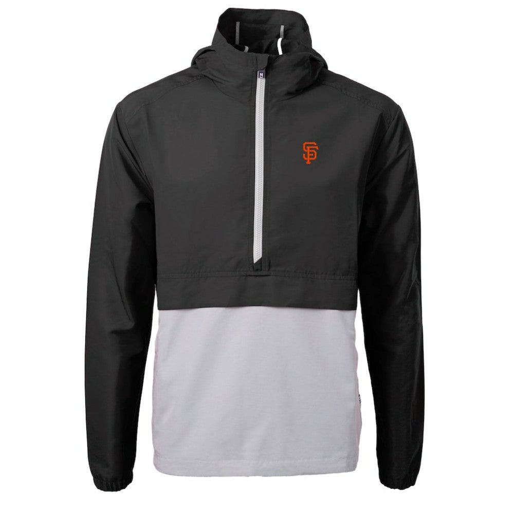 San Francisco Giants Cutter & Buck Charter Eco Recycled Half-Zip Anorak Jacket Lifestyle