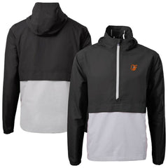 Baltimore Orioles Cutter & Buck Charter Eco Recycled Half-Zip Anorak Jacket On Sale