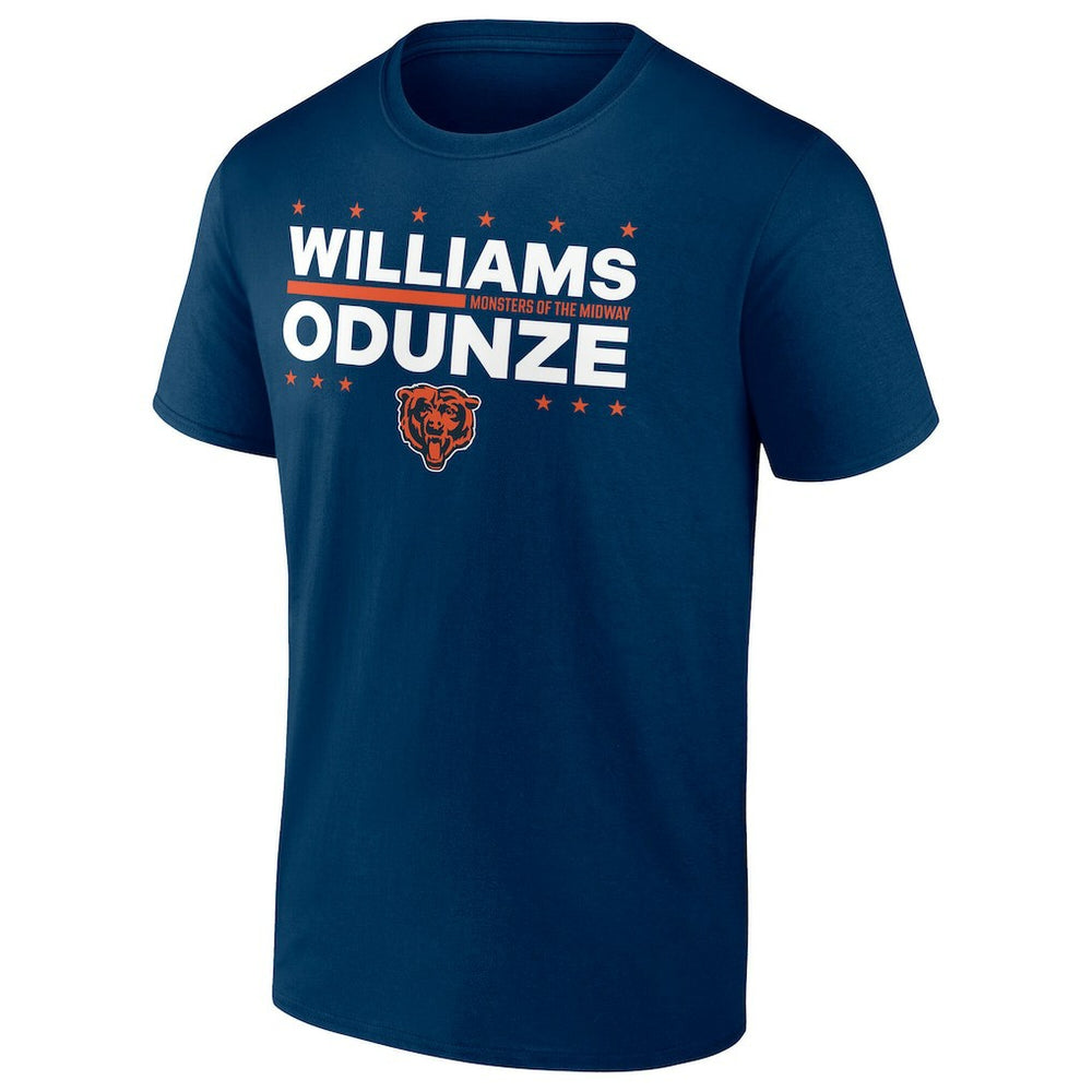 Caleb Williams & Rome Odunze Chicago Bears Election Players T-Shirt Navy - NFL