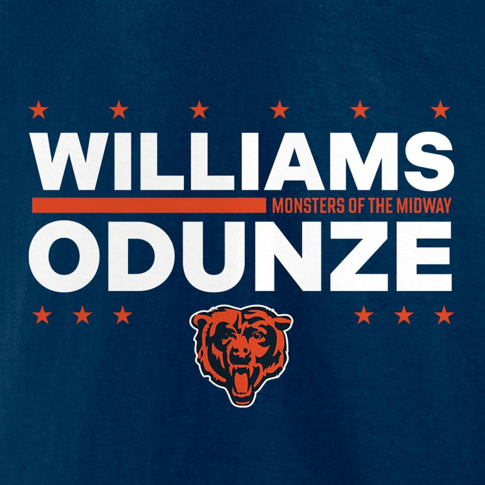 Caleb Williams & Rome Odunze Chicago Bears Election Players T-Shirt Navy - NFL