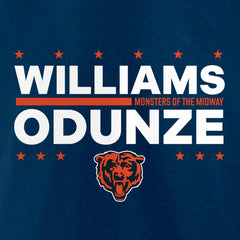 Caleb Williams & Rome Odunze Chicago Bears Election Players T-Shirt Navy - NFL