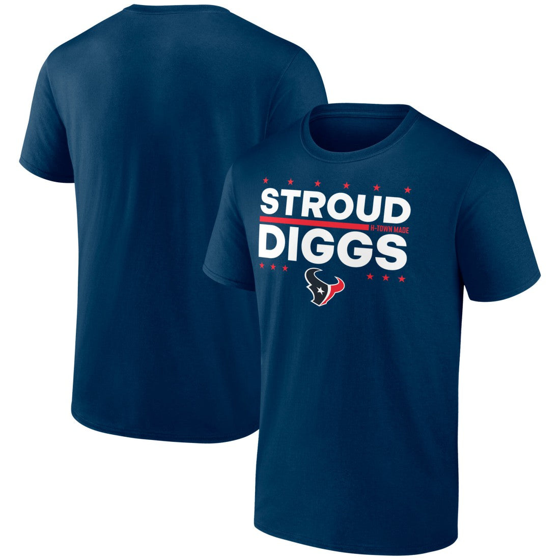 CJ Stroud & Stefon Diggs Houston Texans Election Players T-Shirt Navy - NFL