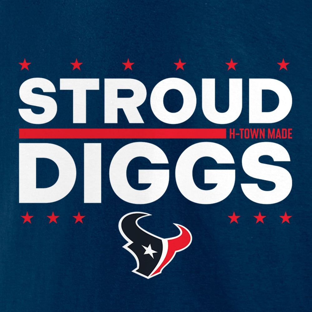 CJ Stroud & Stefon Diggs Houston Texans Election Players T-Shirt Navy - NFL