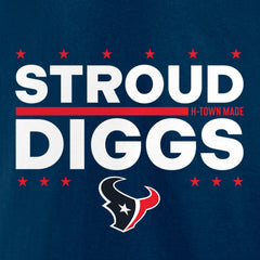CJ Stroud & Stefon Diggs Houston Texans Election Players T-Shirt Navy - NFL