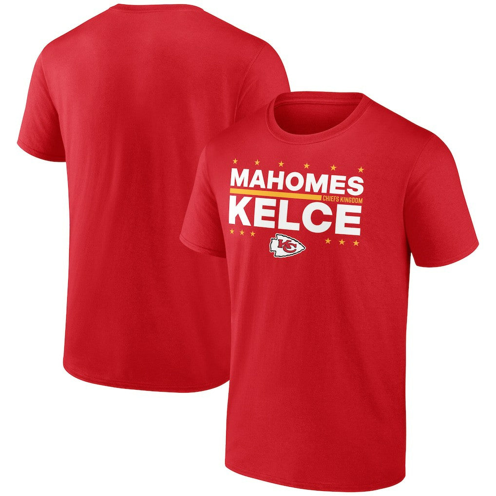 Patrick Mahomes & Travis Kelce Kansas City Chiefs Election Players T-Shirt Red - NFL