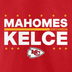 Patrick Mahomes & Travis Kelce Kansas City Chiefs Election Players T-Shirt Red - NFL