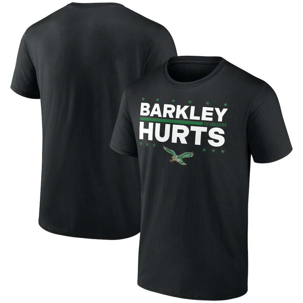 Jalen Hurts & Saquon Barkley Philadelphia Eagles Election Players T-Shirt Black - NFL