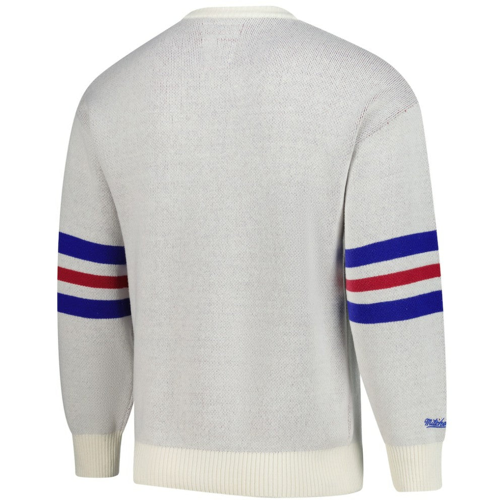 Chicago Cubs Mitchell & Ness Retro Pullover Sweater On Sale
