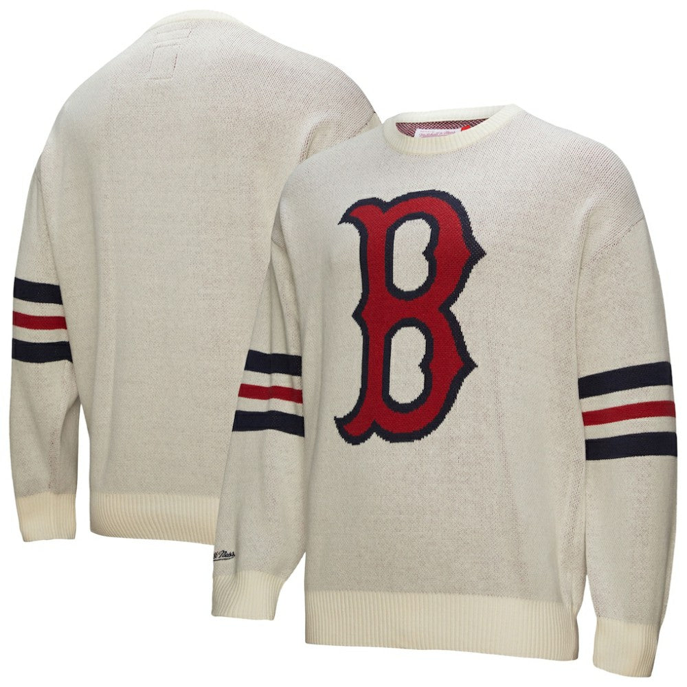 Boston Red Sox Mitchell & Ness Retro Pullover Sweater discount