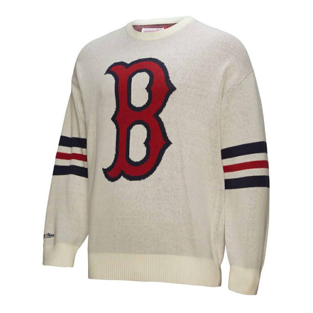 Boston Red Sox Mitchell & Ness Retro Pullover Sweater discount
