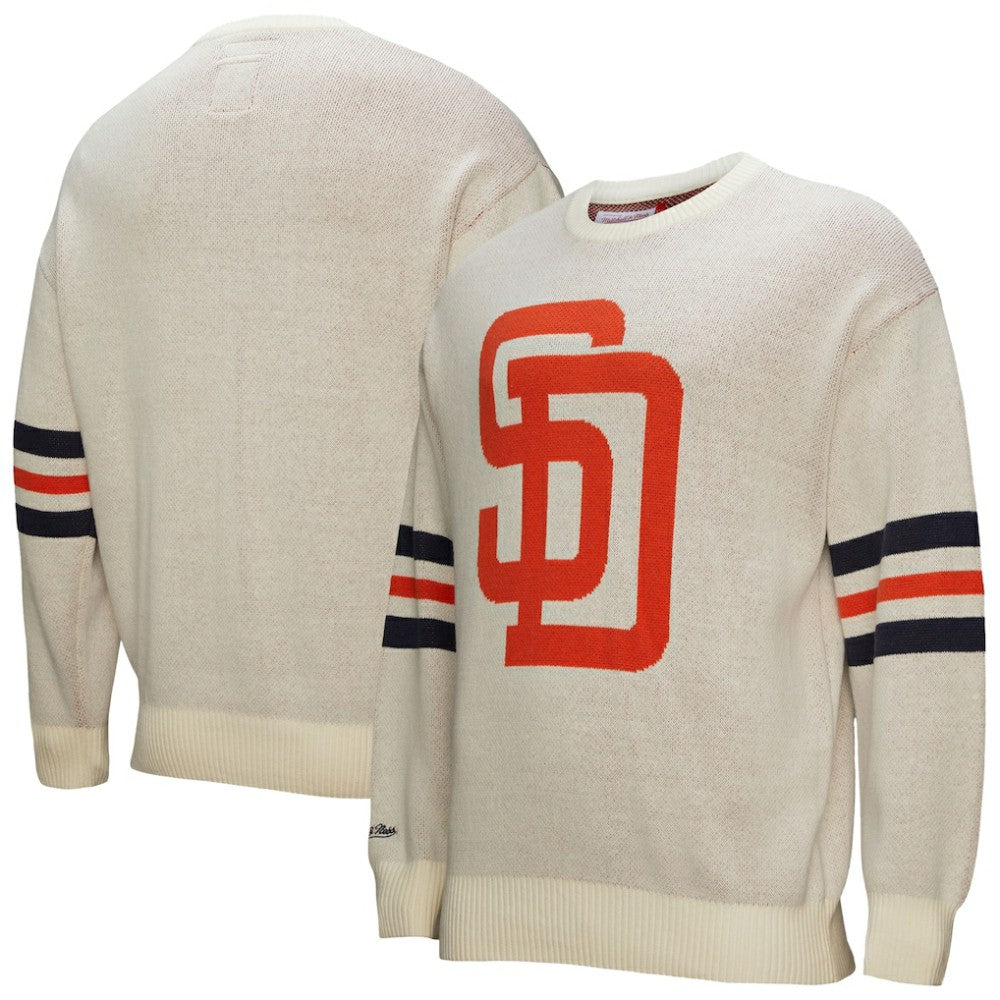San Diego Padres Mitchell & Ness Retro Pullover Sweater Online