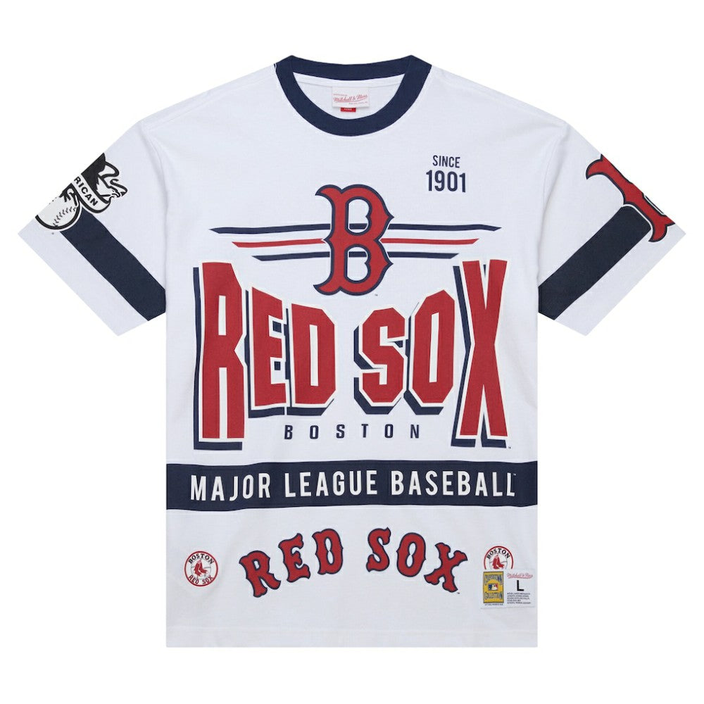 Boston Red Sox Mitchell & Ness Cooperstown Collection Team Origins Premium T-Shirt Lifestyle