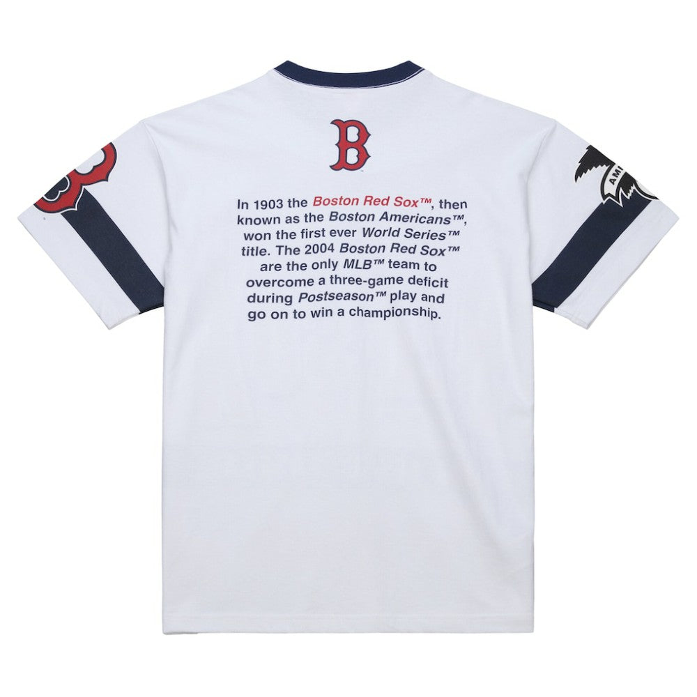 Boston Red Sox Mitchell & Ness Cooperstown Collection Team Origins Premium T-Shirt Lifestyle