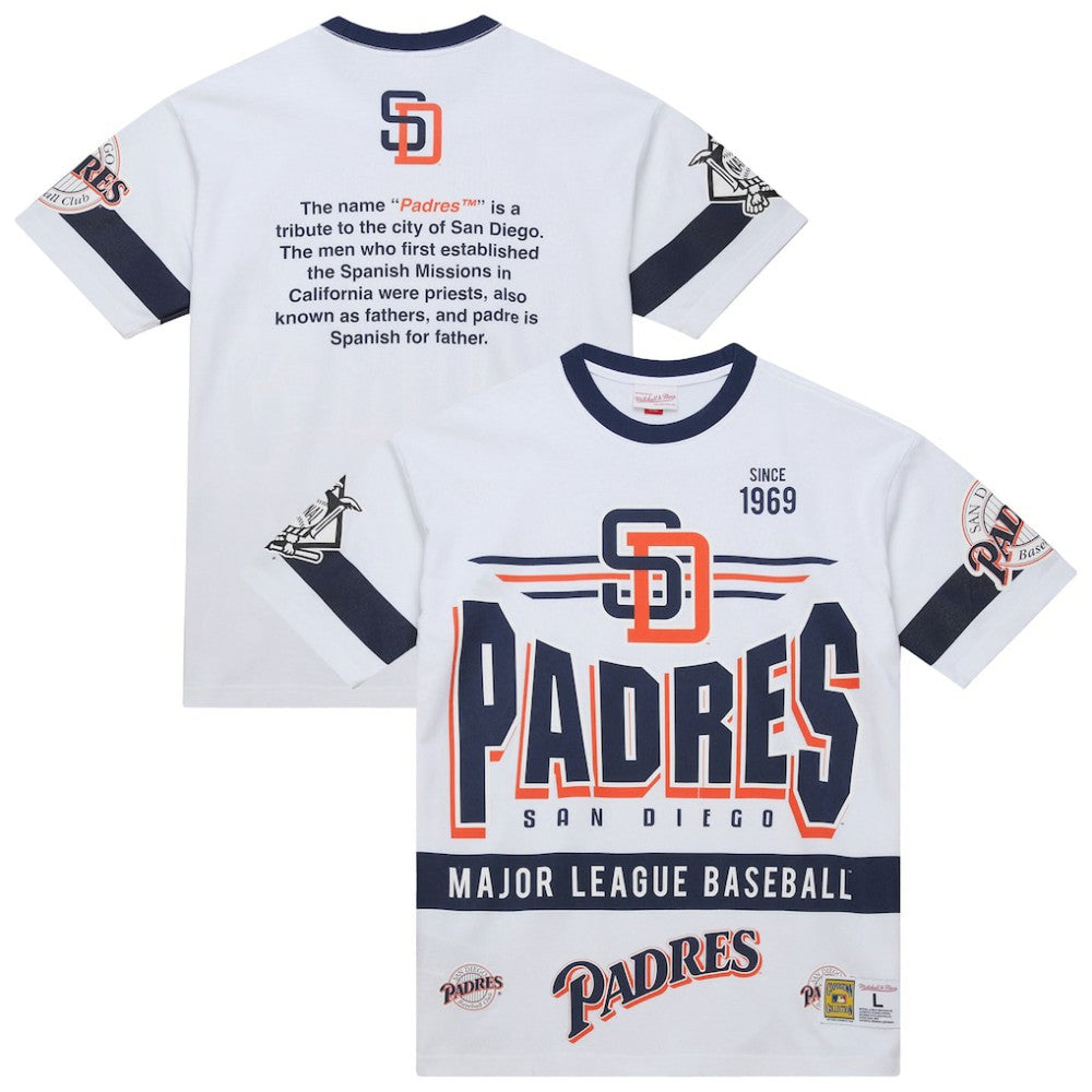San Diego Padres Mitchell & Ness Cooperstown Collection Team Origins Premium T-Shirt discount