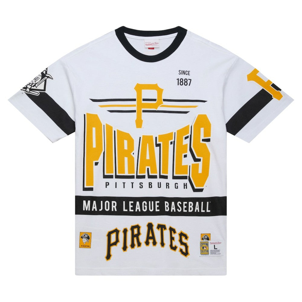 Pittsburgh Pirates Mitchell & Ness Cooperstown Collection Team Origins Premium T-Shirt discount