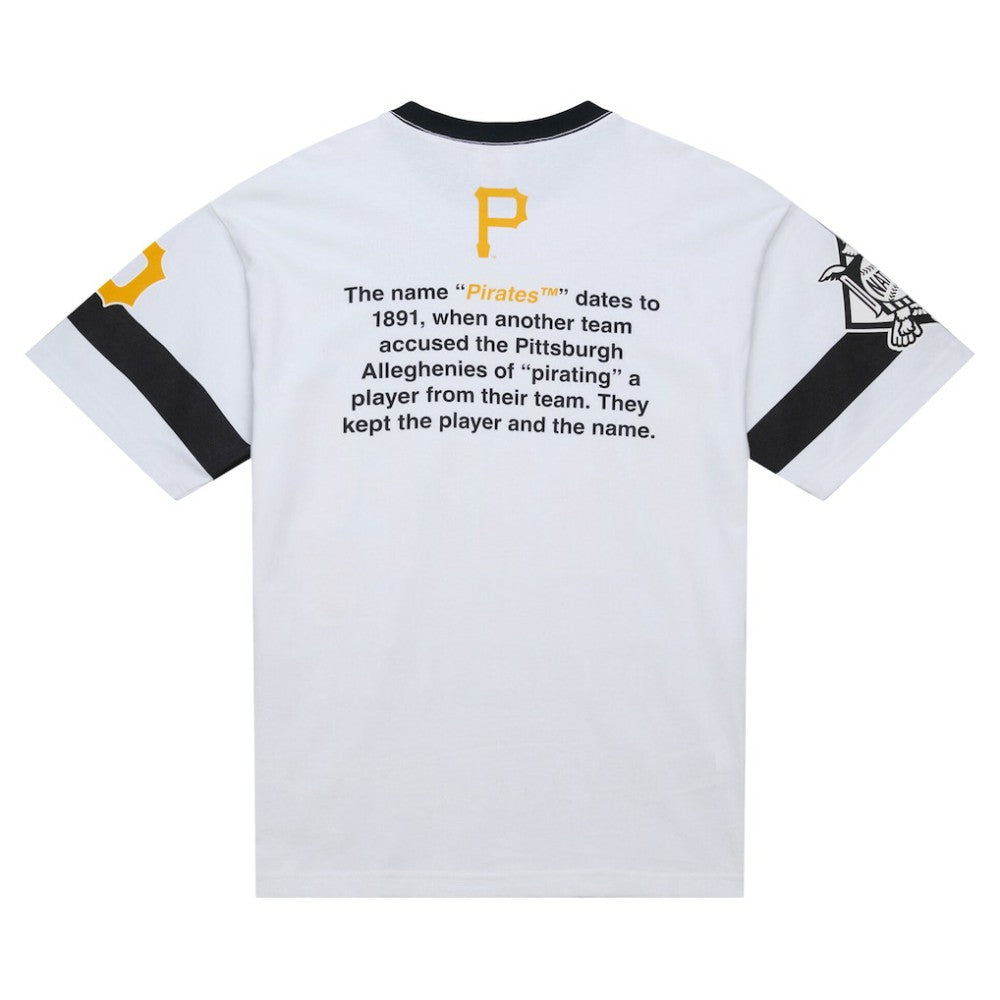 Pittsburgh Pirates Mitchell & Ness Cooperstown Collection Team Origins Premium T-Shirt discount