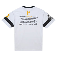 Pittsburgh Pirates Mitchell & Ness Cooperstown Collection Team Origins Premium T-Shirt discount
