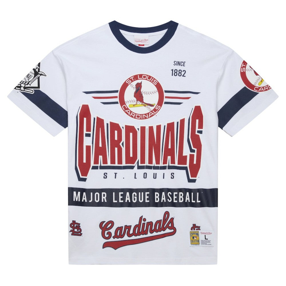 St. Louis Cardinals Mitchell & Ness Cooperstown Collection Team Origins Premium T-Shirt Near Me