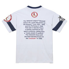 St. Louis Cardinals Mitchell & Ness Cooperstown Collection Team Origins Premium T-Shirt Near Me