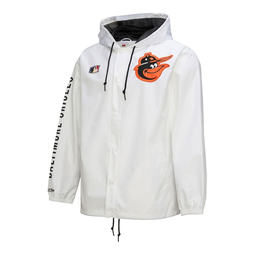 Baltimore Orioles Mitchell & Ness Vintage Full-Snap Hooded Coaches Jacket Sale