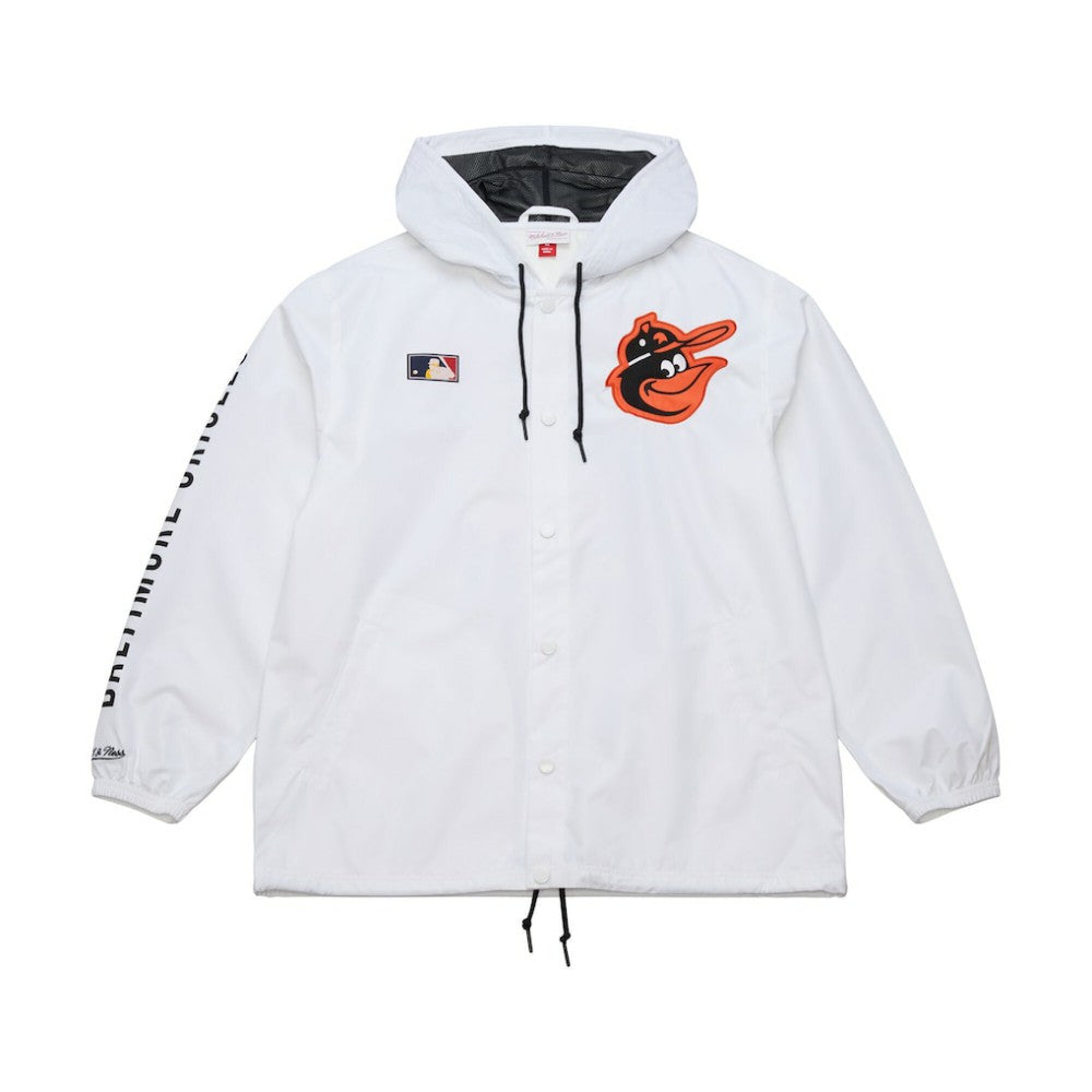 Baltimore Orioles Mitchell & Ness Vintage Full-Snap Hooded Coaches Jacket Sale