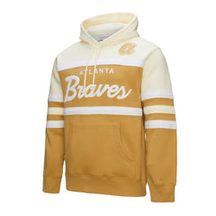 Atlanta Braves Mitchell & Ness Head Coach Pullover Hoodie discount