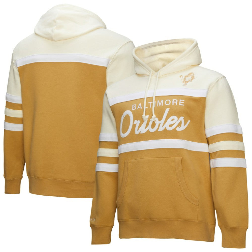 Baltimore Orioles Mitchell & Ness Head Coach Pullover Hoodie Clearance