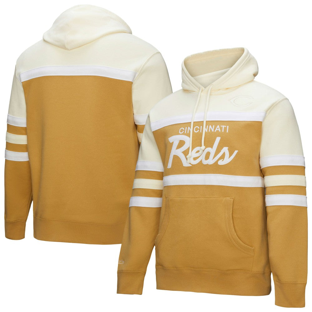 Cincinnati Reds Mitchell & Ness Head Coach Pullover Hoodie Sale