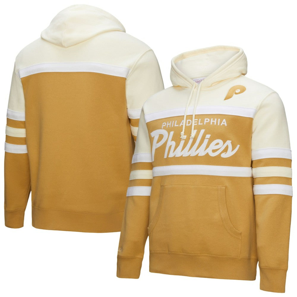 Philadelphia Phillies Mitchell & Ness Head Coach Pullover Hoodie On Sale