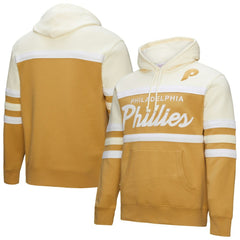 Philadelphia Phillies Mitchell & Ness Head Coach Pullover Hoodie On Sale