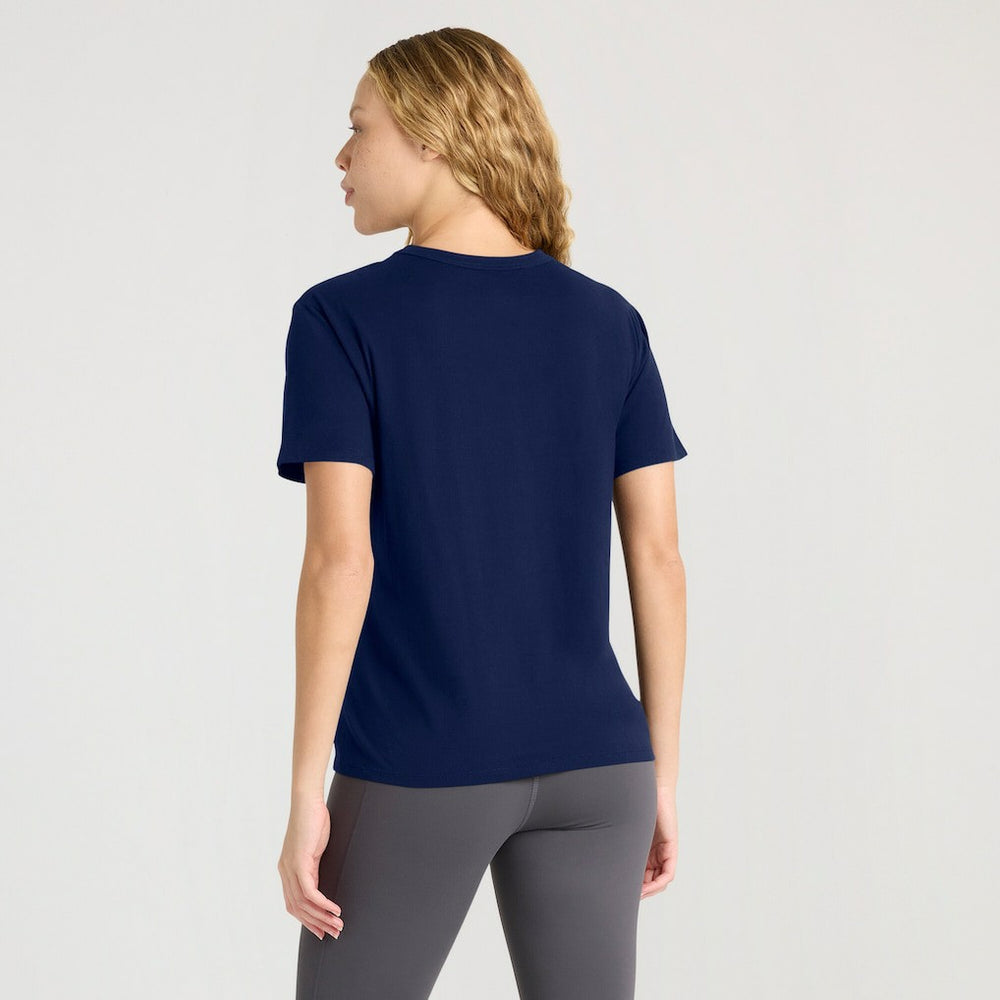 Dallas Cowboys Women's Line Em Up T-Shirt Navy - Fanatics