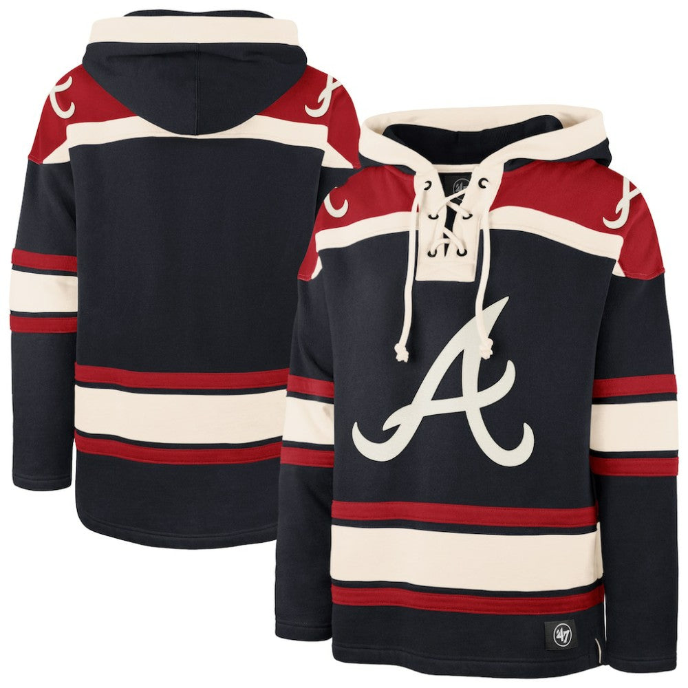 Atlanta Braves '47 Superior Lacer Pullover Hoodie for sale