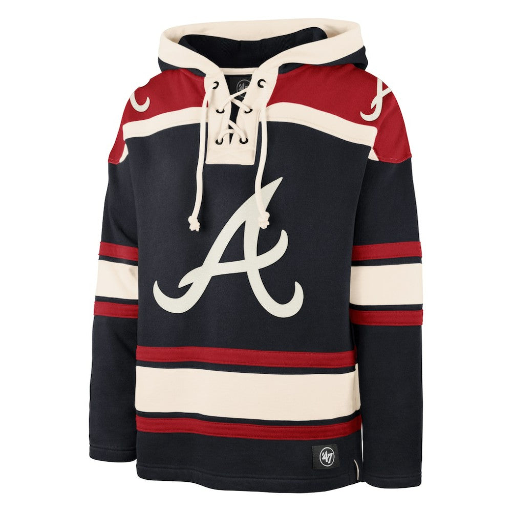 Atlanta Braves '47 Superior Lacer Pullover Hoodie for sale