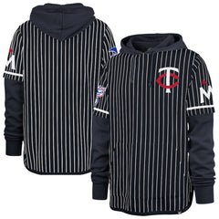 Minnesota Twins '47 Pinstripe Double Header Pullover Hoodie discount