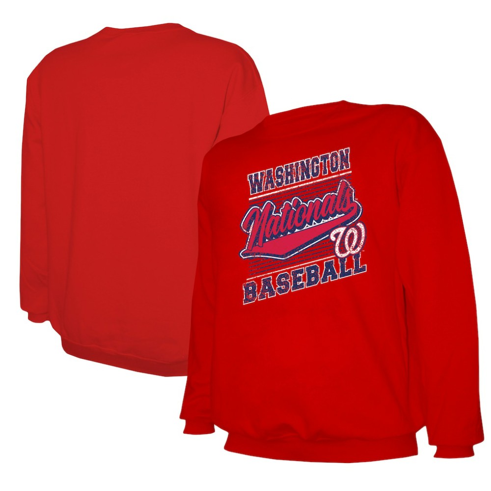 Washington Nationals Stitches Lightweight Crew Sweatshirt Online