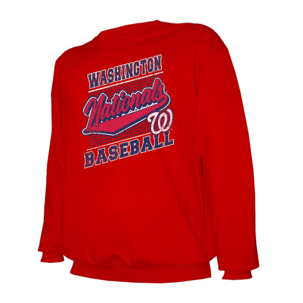 Washington Nationals Stitches Lightweight Crew Sweatshirt Online