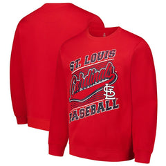 St. Louis Cardinals Stitches Lightweight Crew Sweatshirt Clearance