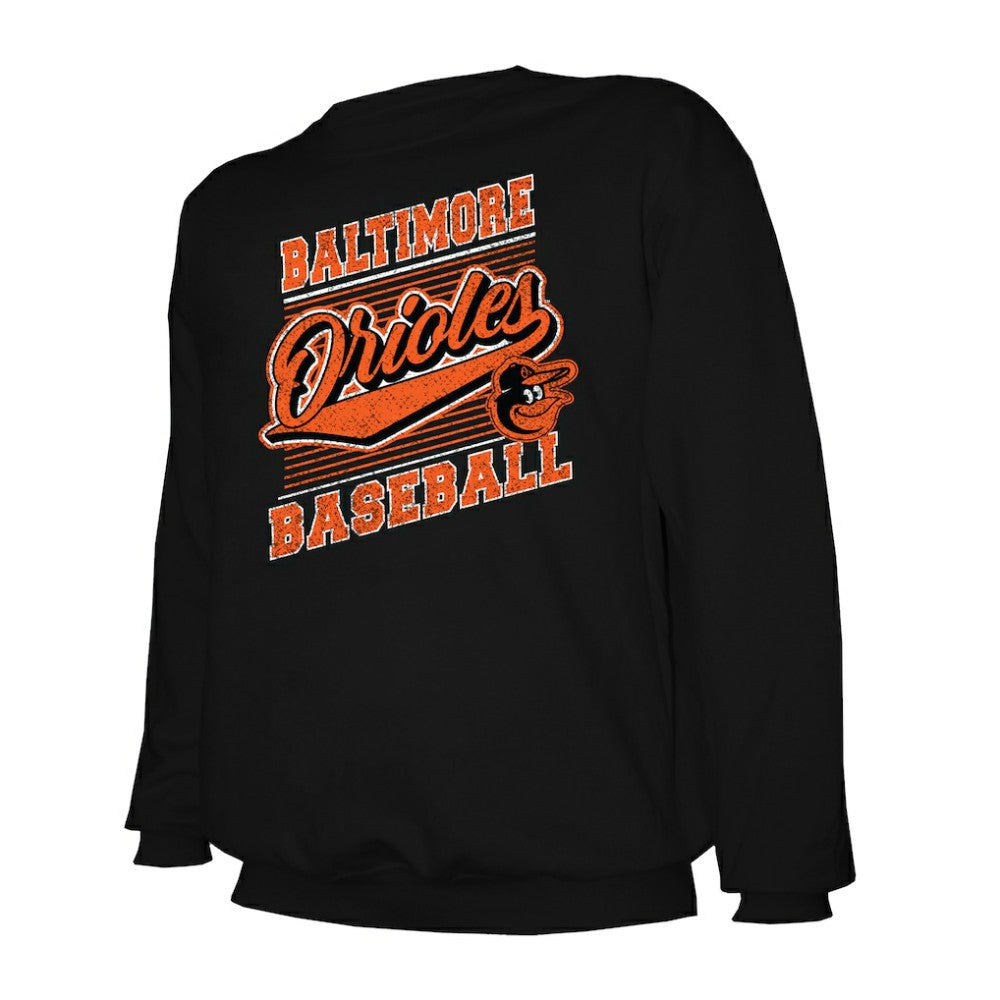 Baltimore Orioles Stitches Lightweight Crew Sweatshirt Clearance
