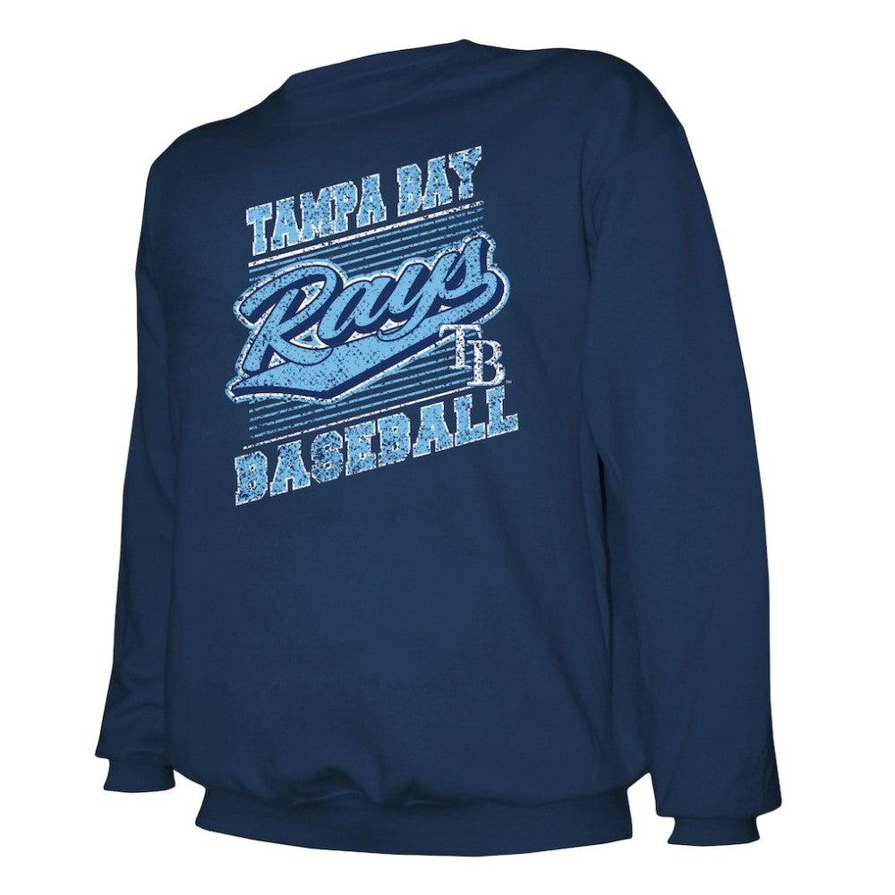 Tampa Bay Rays Stitches Lightweight Crew Sweatshirt Lifestyle